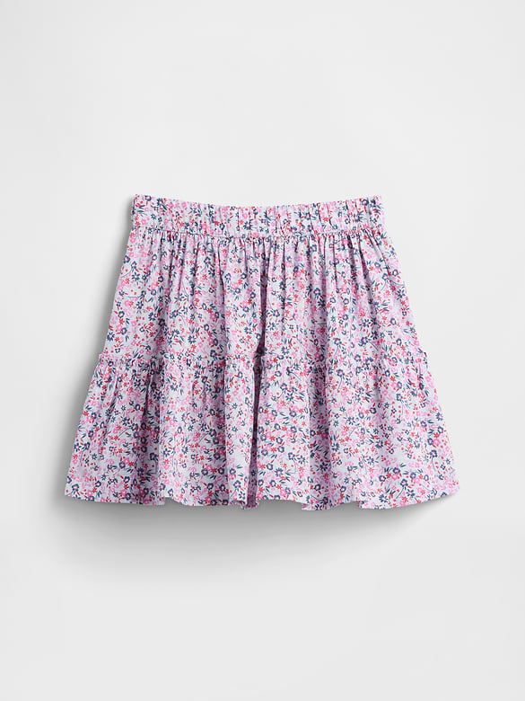 Kids Pull-On Tiered Skirt