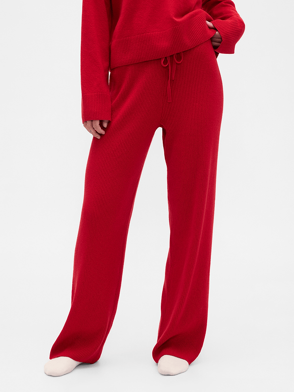CashSoft Relaxed Ribbed Sweater Pants