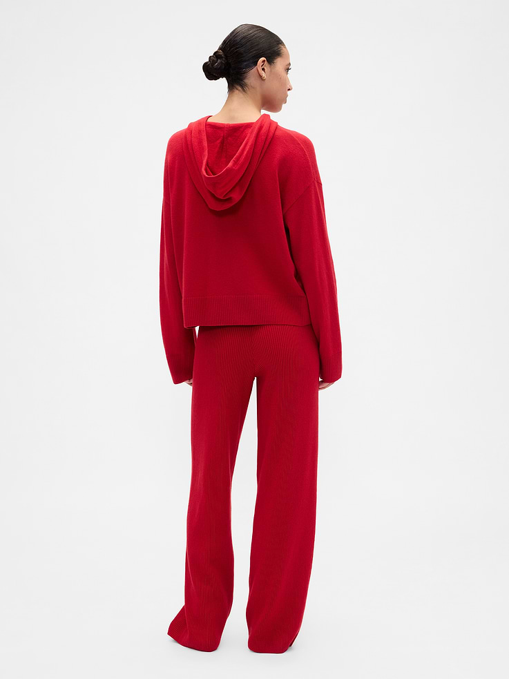 Image number 4 showing, CashSoft Relaxed Ribbed Sweater Pants