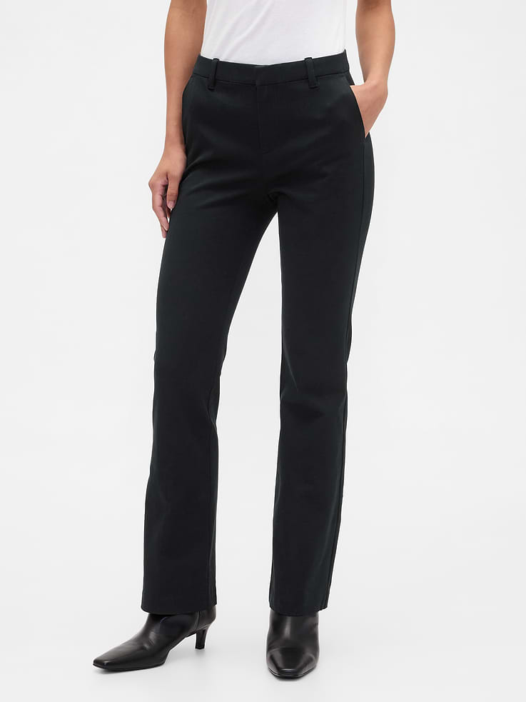 Image number 2 showing, Baby Boot Pants in Bi-Stretch