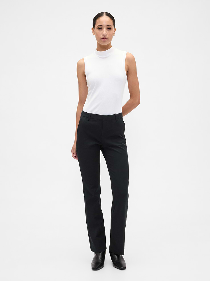 Image number 1 showing, Baby Boot Pants in Bi-Stretch