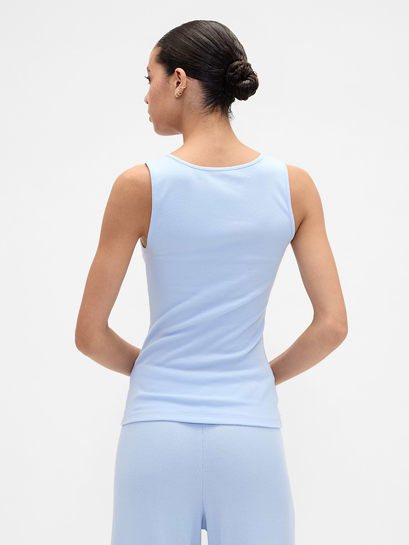 Gap Logo Ribbed Tank Top