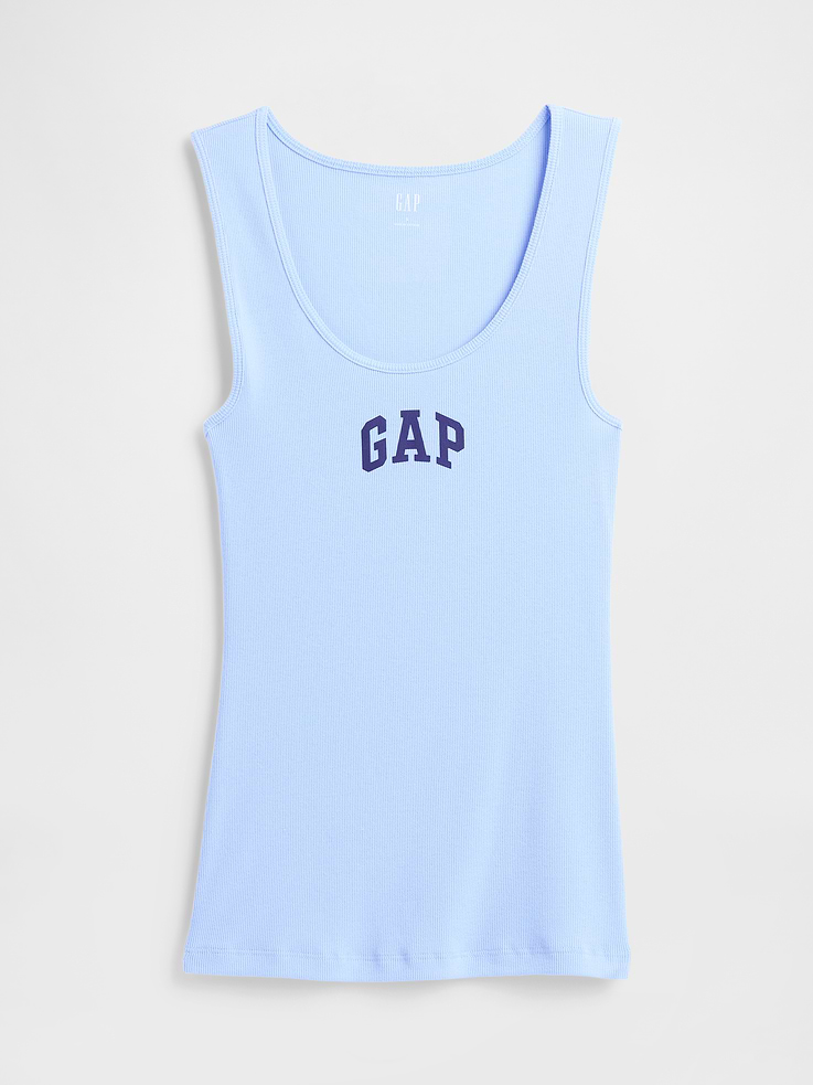 Image 5 of 5, Gap Logo Ribbed Tank Top