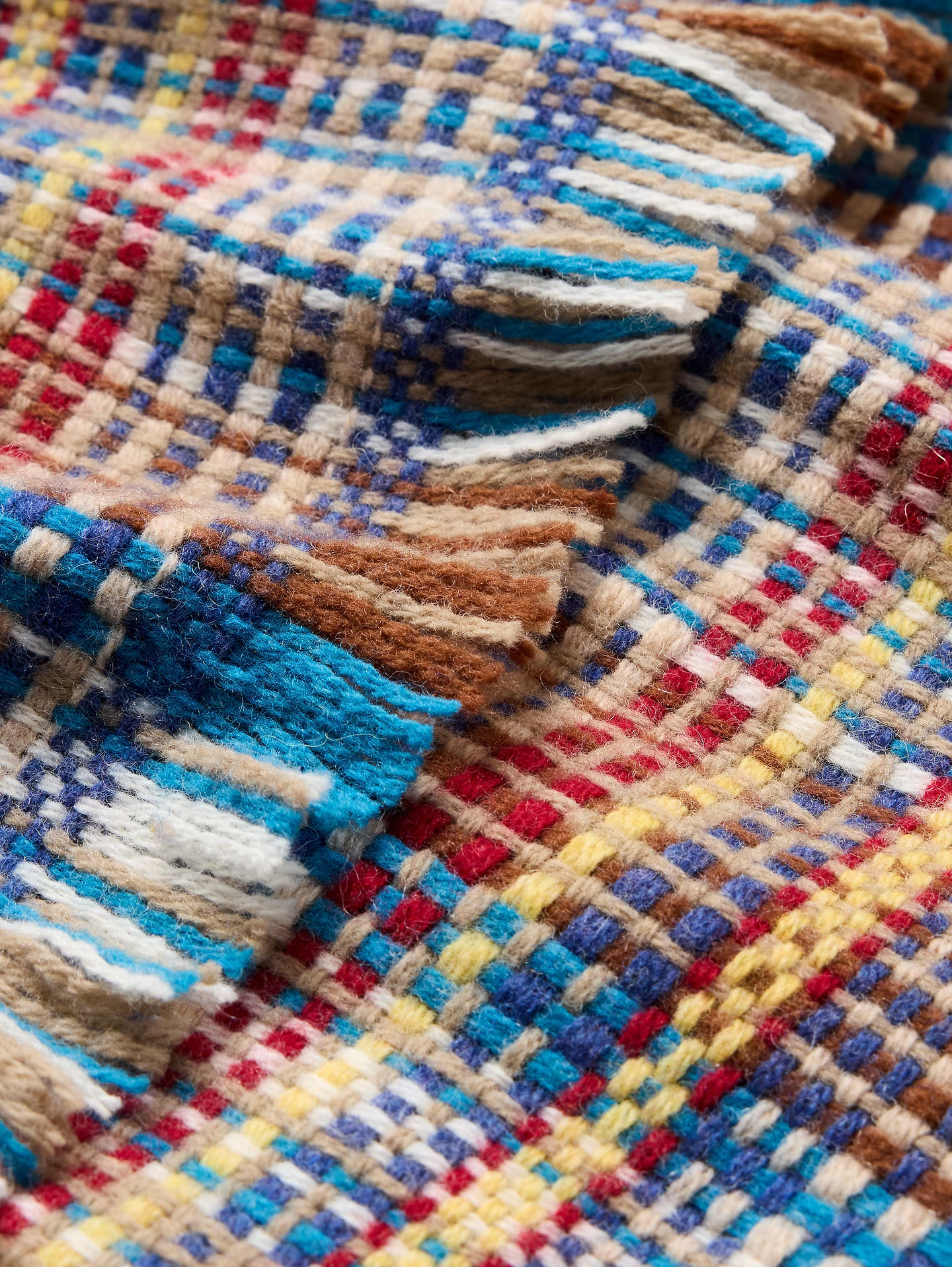 Image number 5 showing, Italian Plaid Wool-Blend Scarf