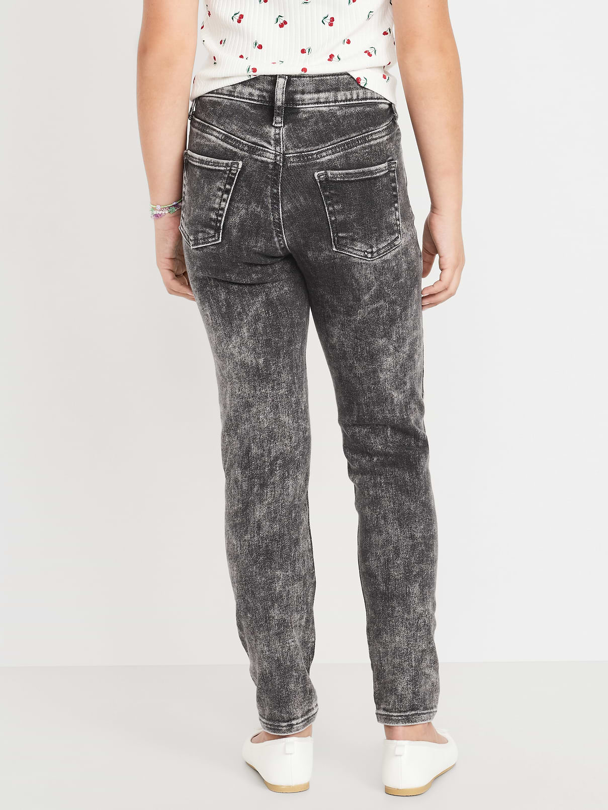 Image 2 of 5, High-Waisted Rockstar 360° Stretch Jeggings for Girls