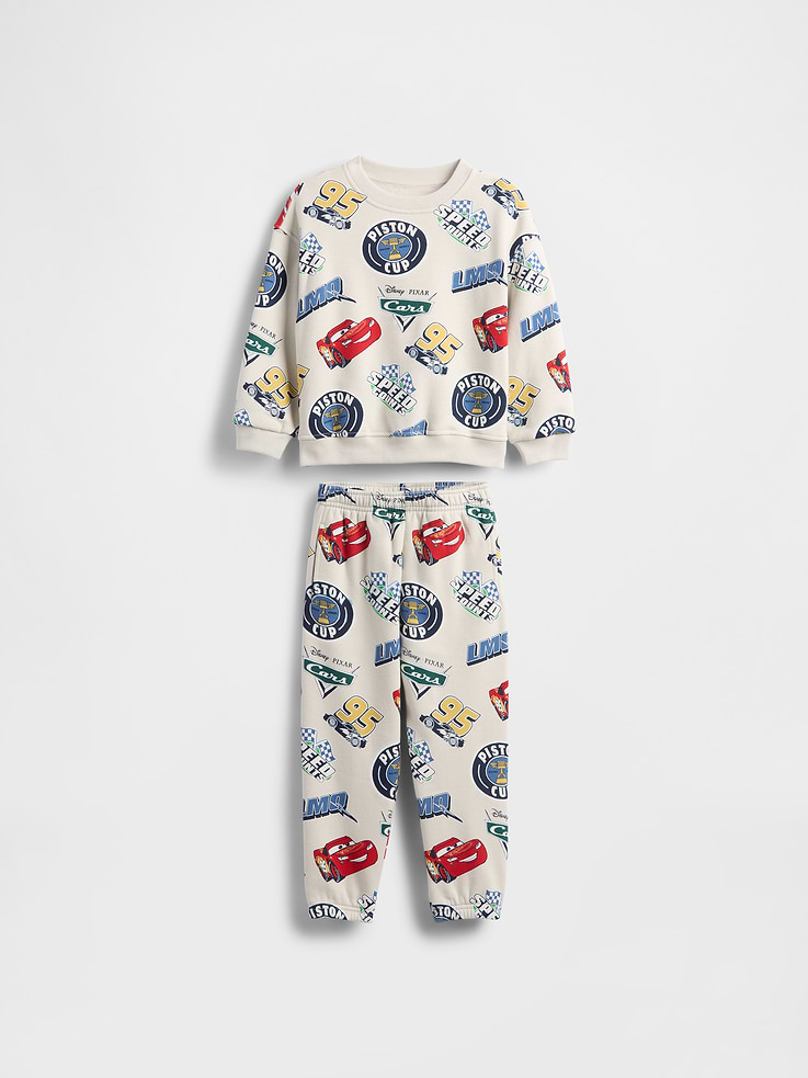 Image number 1 showing, Gap × Disney Baby & Toddler VintageSoft Cars Sweat Set