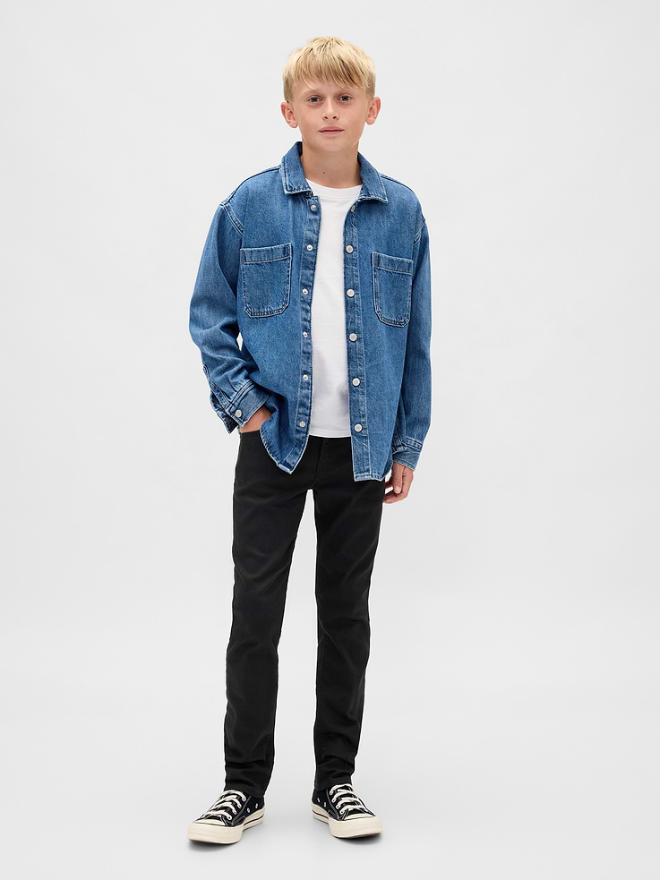 Image number 1 showing, Kids Slim City Jeans