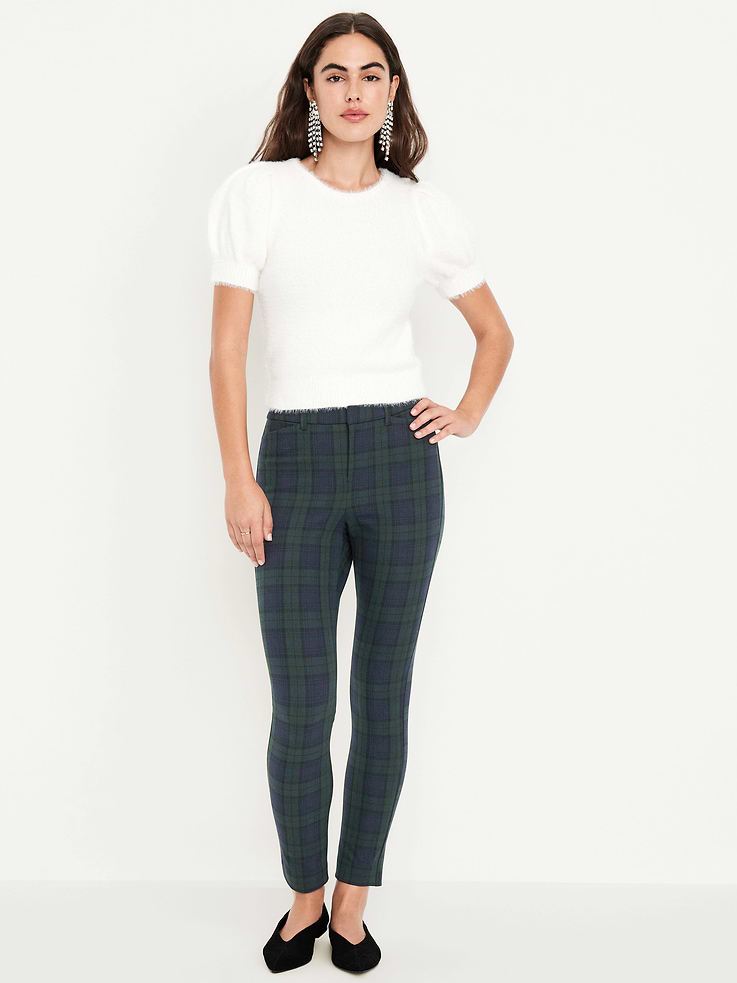 Image number 1 showing, High-Waisted Pixie Skinny Ankle Pants