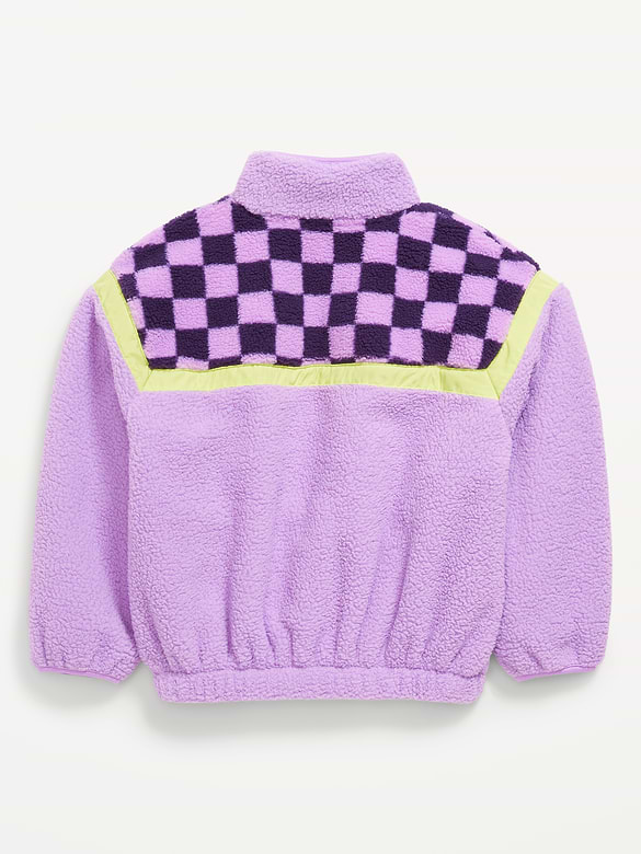 Sherpa Zip-Front Jacket for Girls