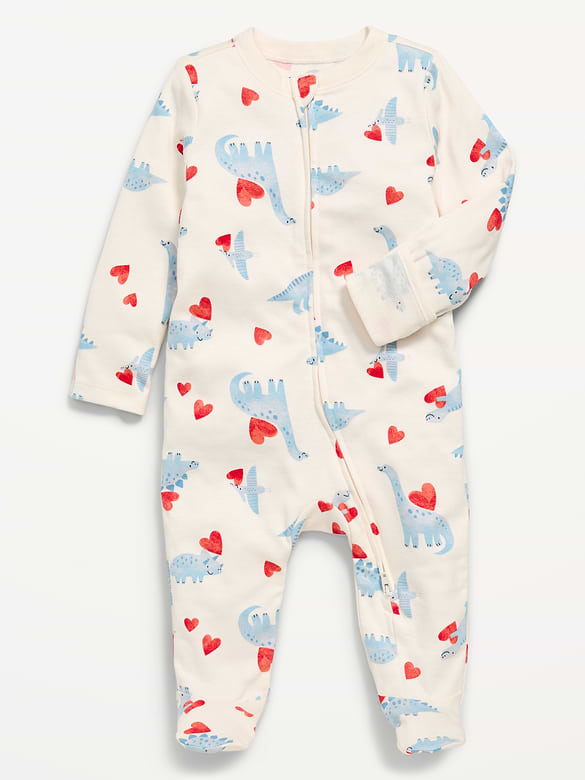 2-Way-Zip Sleep & Play Footed One-Piece for Baby