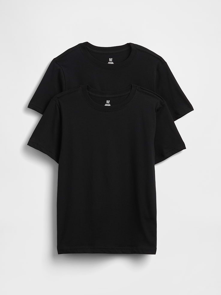 Image number 1 showing, Kids Organic Cotton Undershirt (2-Pack)