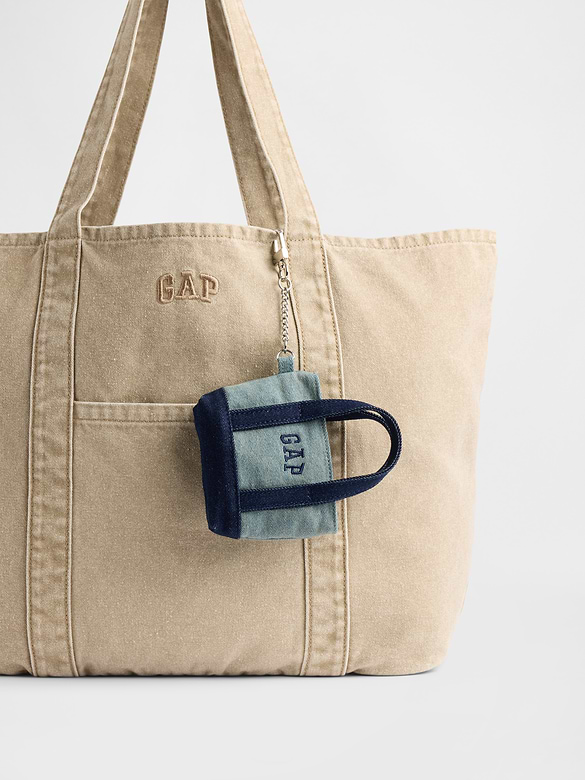 Logo Tote Bag Charm