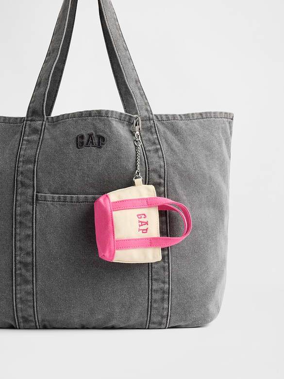 Logo Tote Bag Charm