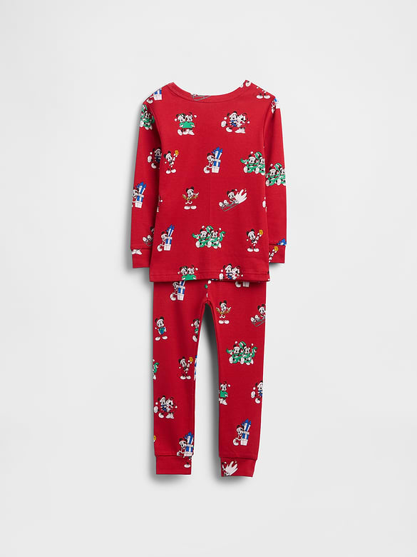 Pyjama en coton biologique brossé Gap × Disney des Fêtes pour Enfant et Bébé