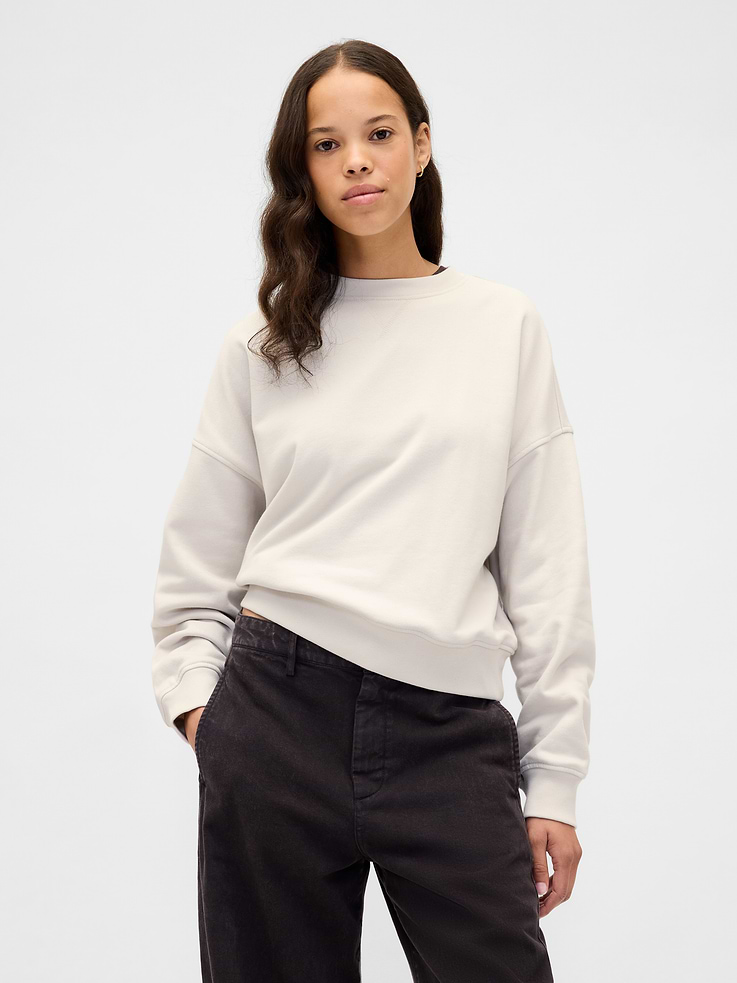Image number 1 showing, Heavyweight French Terry Oversized Sweatshirt