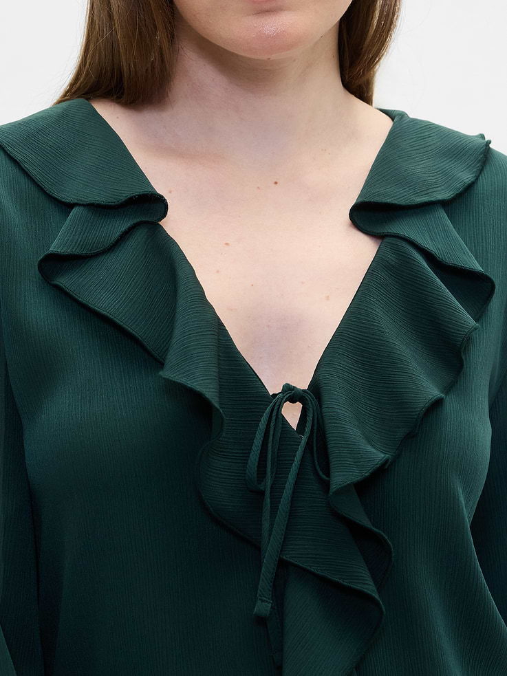 Image number 4 showing, Ruffle V-Neck Top