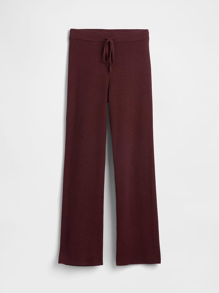 Image 7 of 7, CashSoft Relaxed Ribbed Sweater Pants