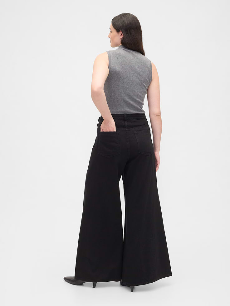 Image number 6 showing, High Rise SuperLight Palazzo Jeans