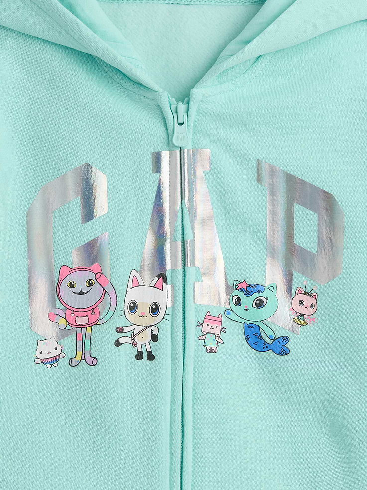 Image number 3 showing, babyGap Gabby's Dollhouse Logo Zip Hoodie