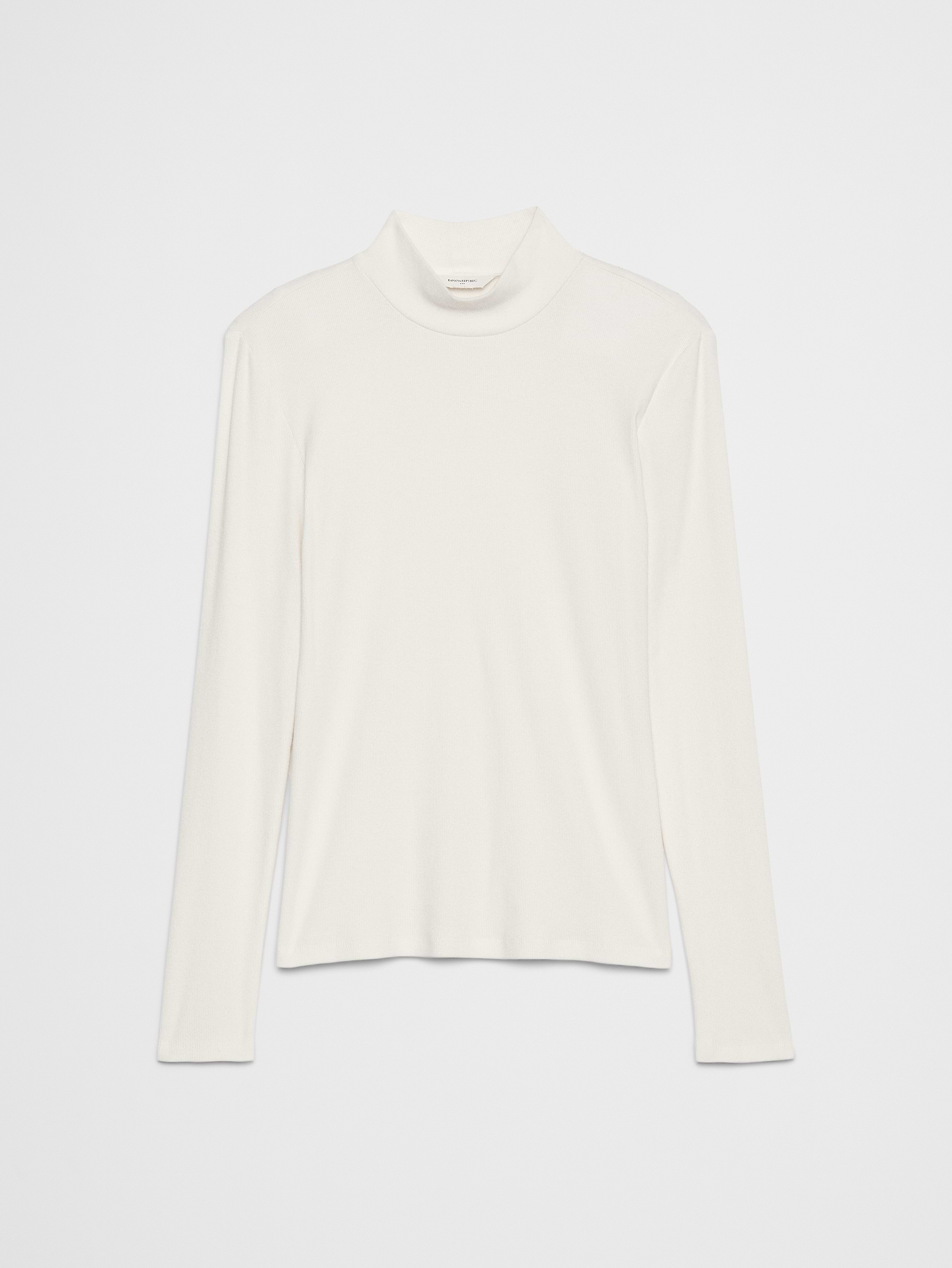 Image number 4 showing, Ribbed Mock-Neck Top