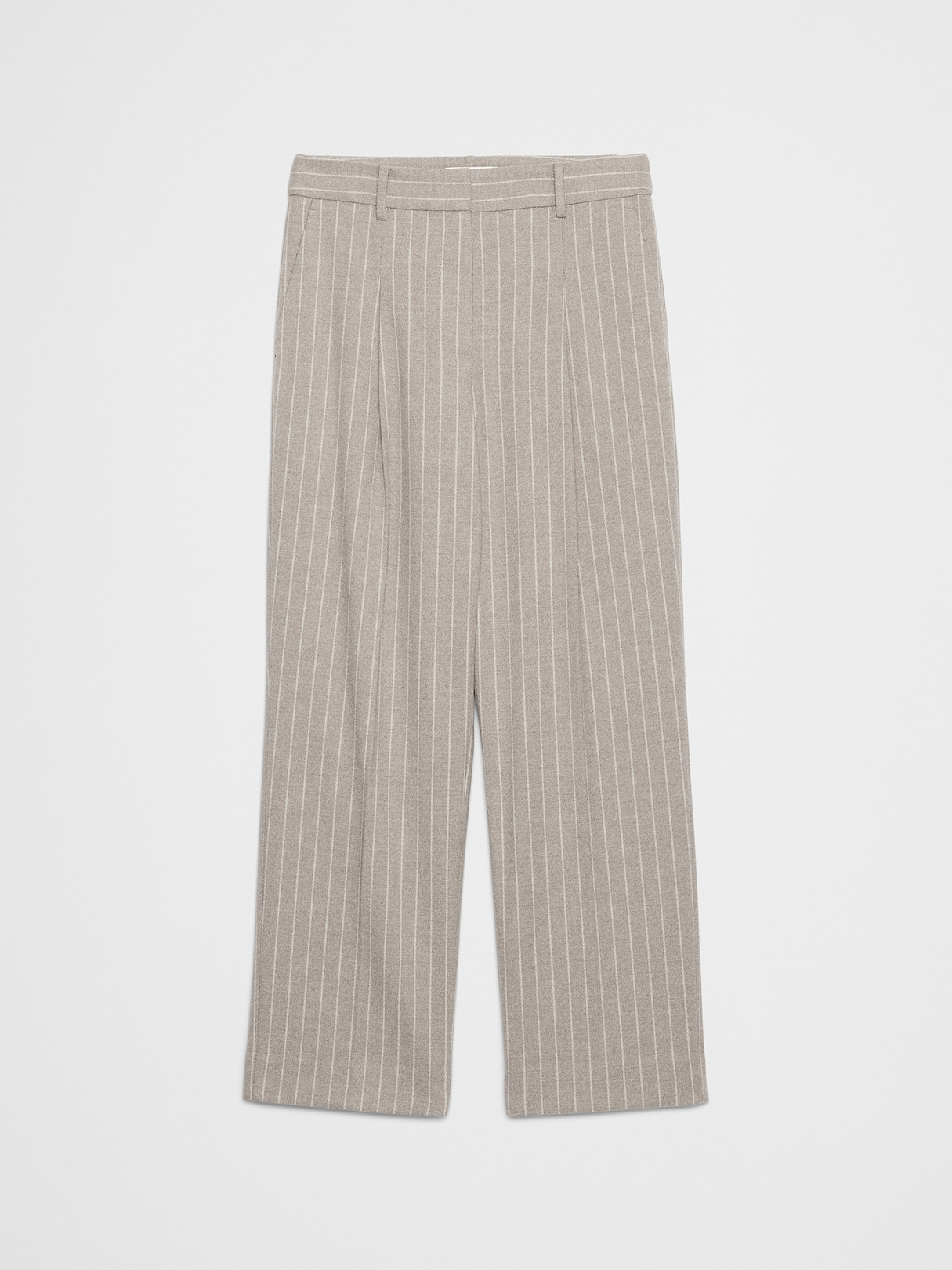 Straight High-Rise Pinstripe Trouser | Banana Republic Factory