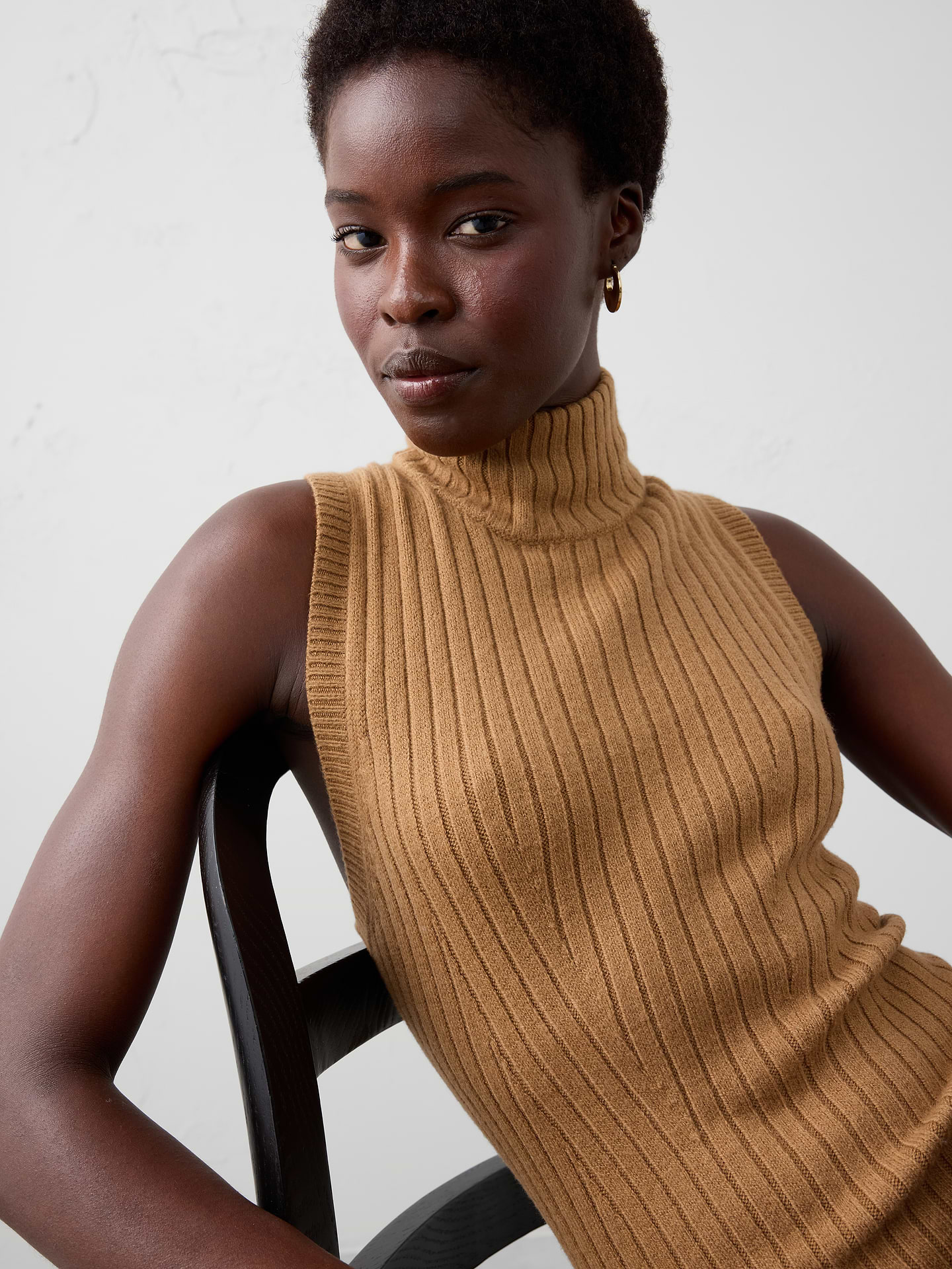 Image number 3 showing, Ribbed Mini Sweater Dress