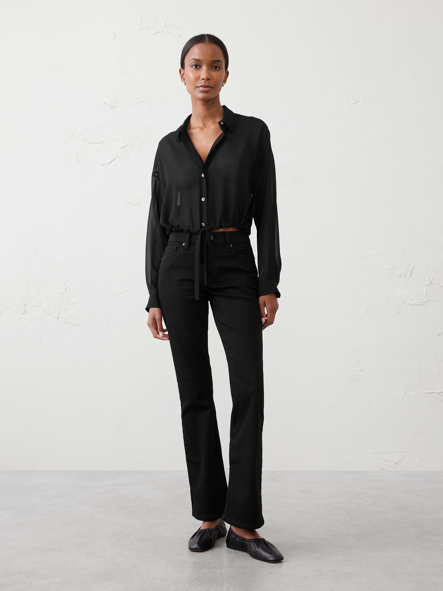 Image number 1 showing, Cinched Hem Shirt