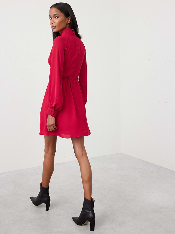 Twisted-Waist Mini Dress