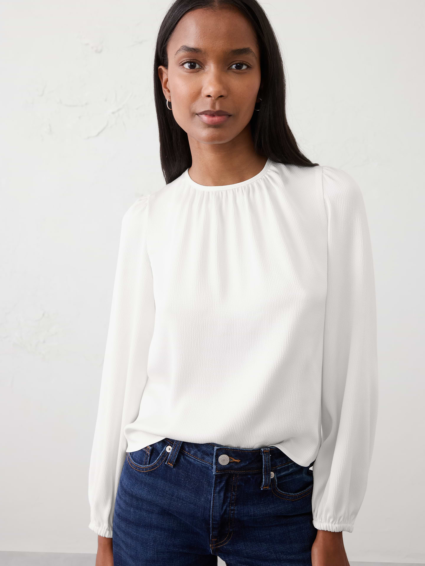 Image number 1 showing, Volume-Sleeve Top