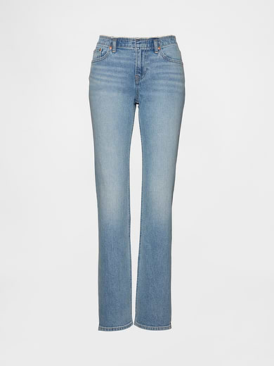 Image number 7 showing, Low Rise '90s Slim Straight Jeans