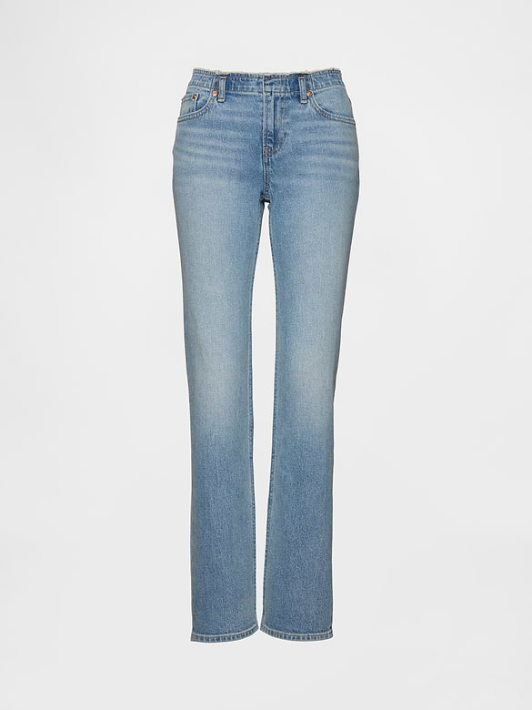 Low Rise '90s Slim Straight Jeans