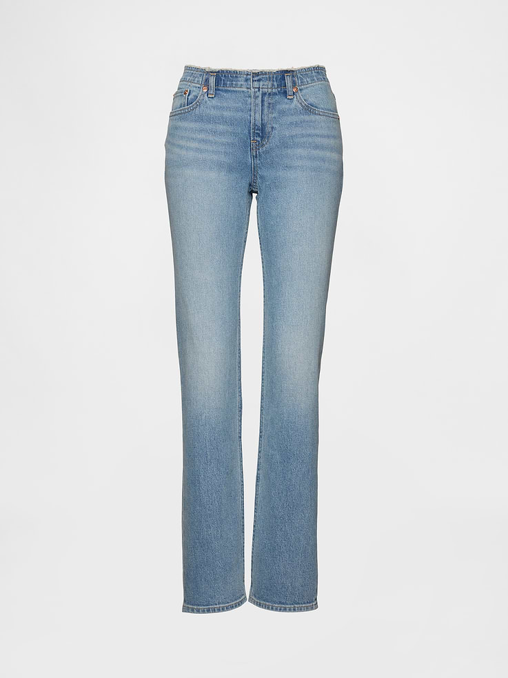Image number 7 showing, Low Rise '90s Slim Straight Jeans