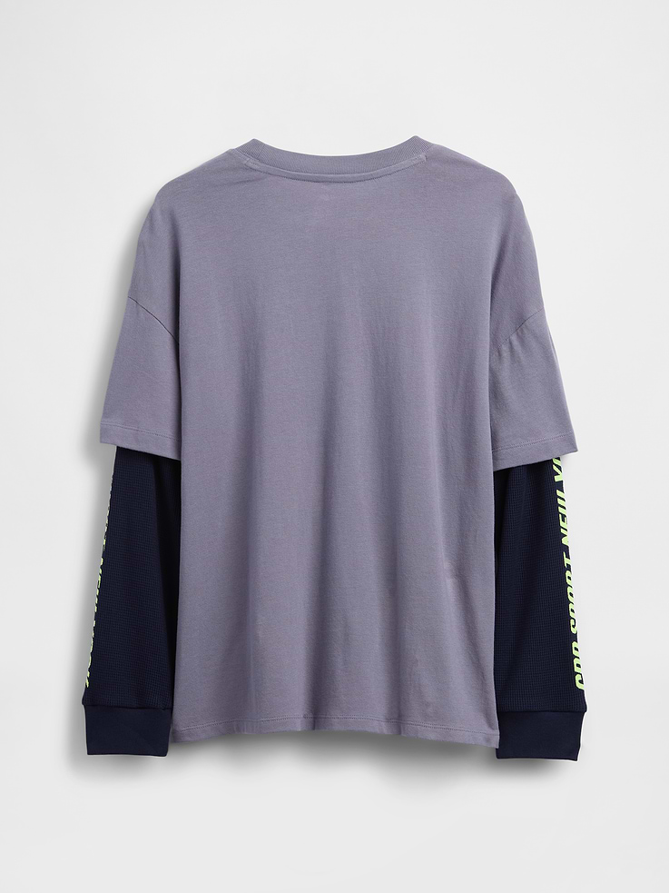Image number 2 showing, Kids 2-in-1 Graphic Logo T-Shirt