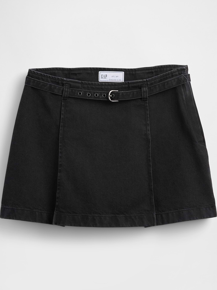 Image number 5 showing, Denim Belted Mini Skirt