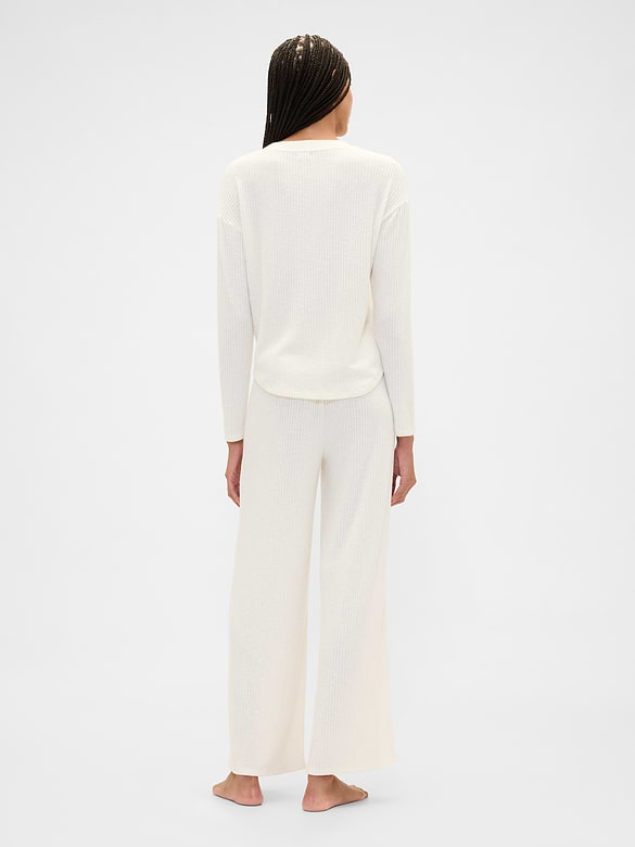 Relaxed Wide-Leg PJ Pants