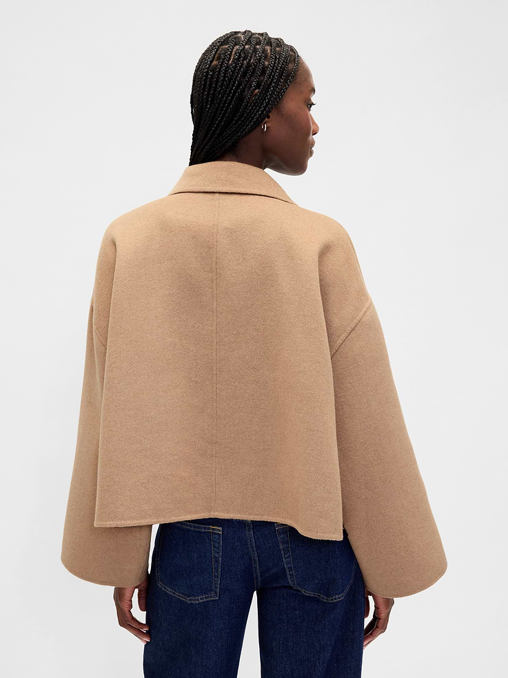 Image number 3 showing, Wool-Blend Swing Jacket