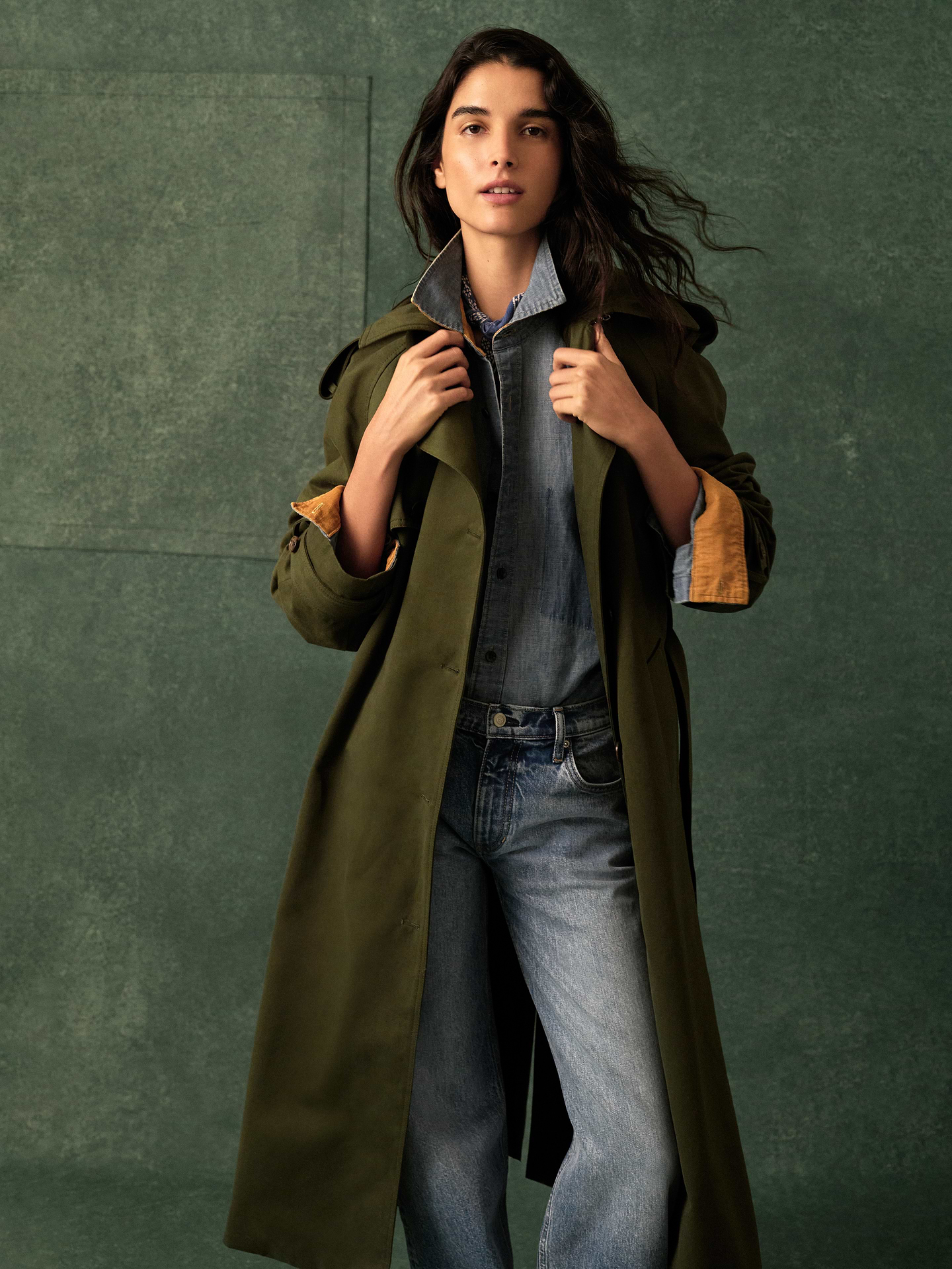 L'image numéro 8 présente Trench en coton classique