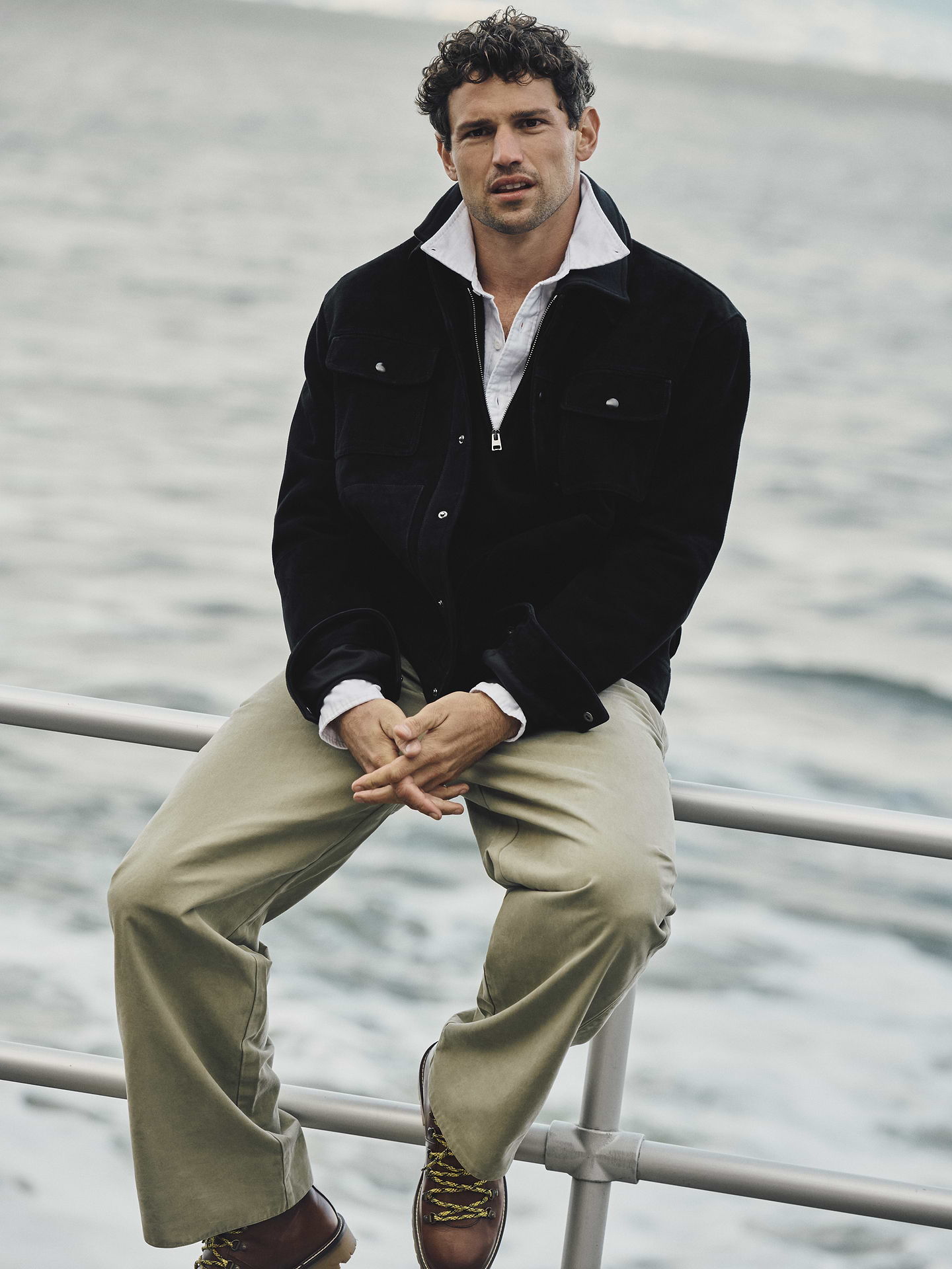 Image number 5 showing, Loose Pleated Chino