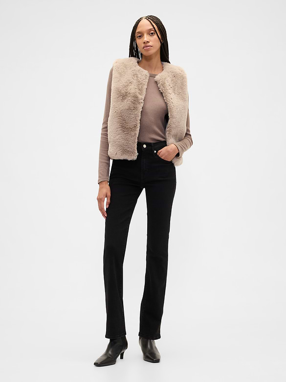 100% Recycled Faux-Fur Vest
