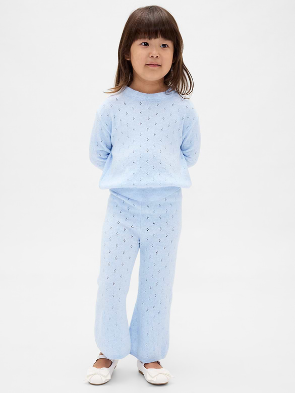 Baby & Toddler CashSoft Pointelle Flare Pants