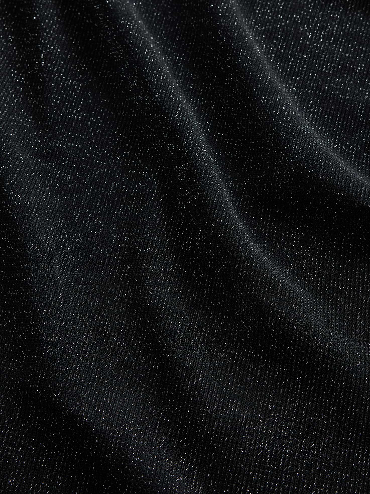 Image 4 of 5, Sheer Metallic Mesh Top