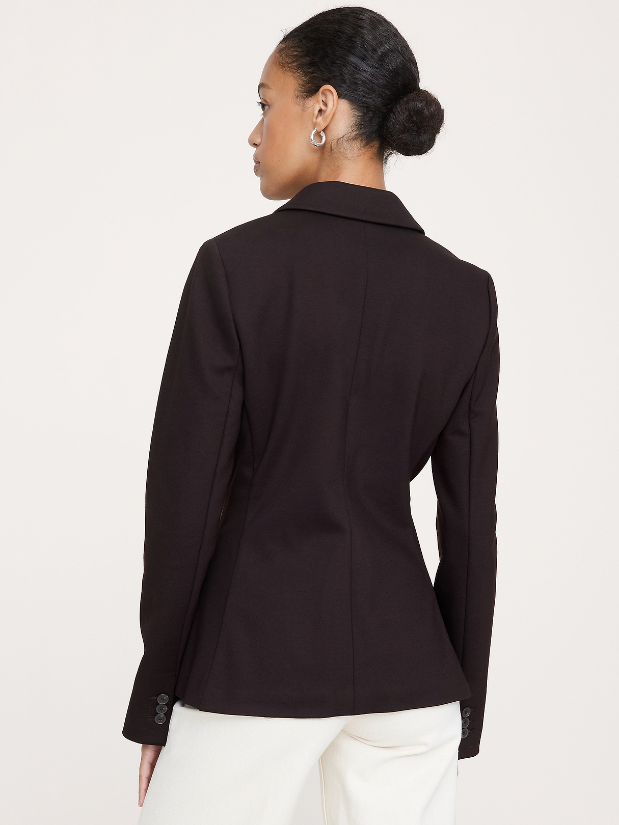 Slim Everywhere Ponte Blazer | Banana Republic