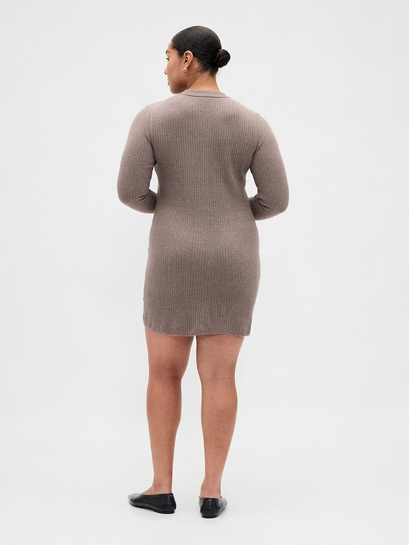 CashSoft Rib Pocket Mini Sweater Dress