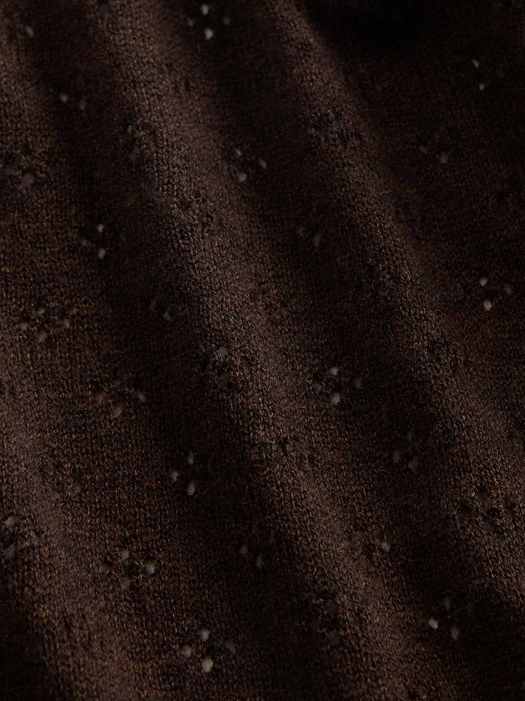 Image number 4 showing, Oversized Pointelle Turtleneck