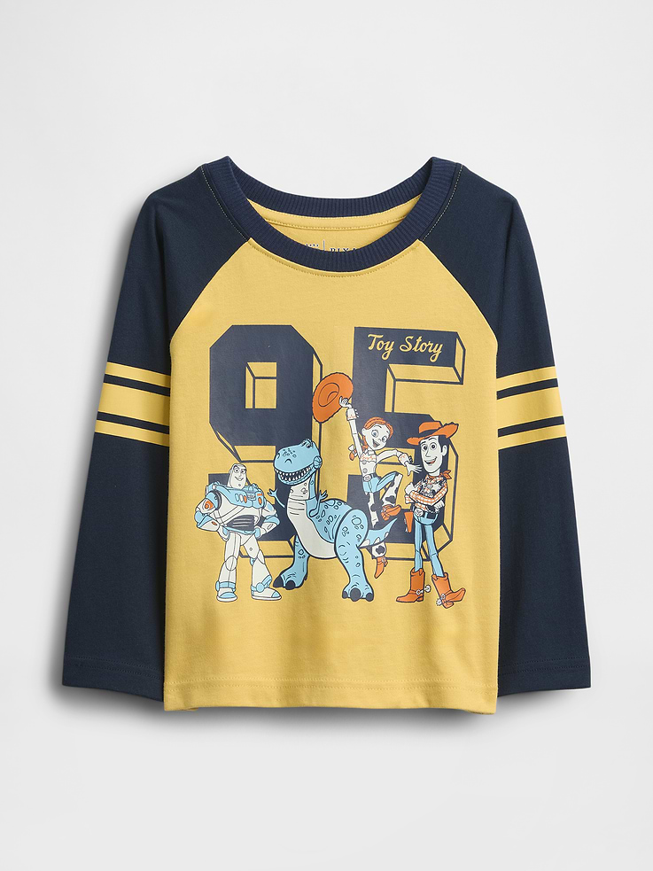 Image number 1 showing, Gap × Disney Baby & Toddler Raglan Jersey T-Shirt