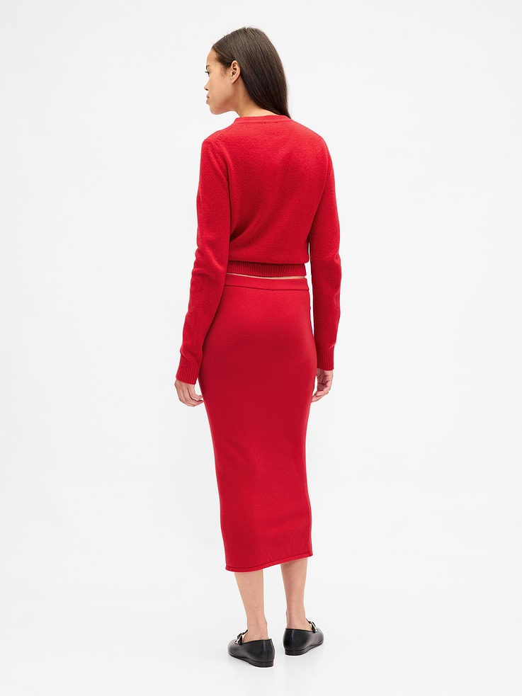 Image number 2 showing, CashSoft Stretch Midi Skirt