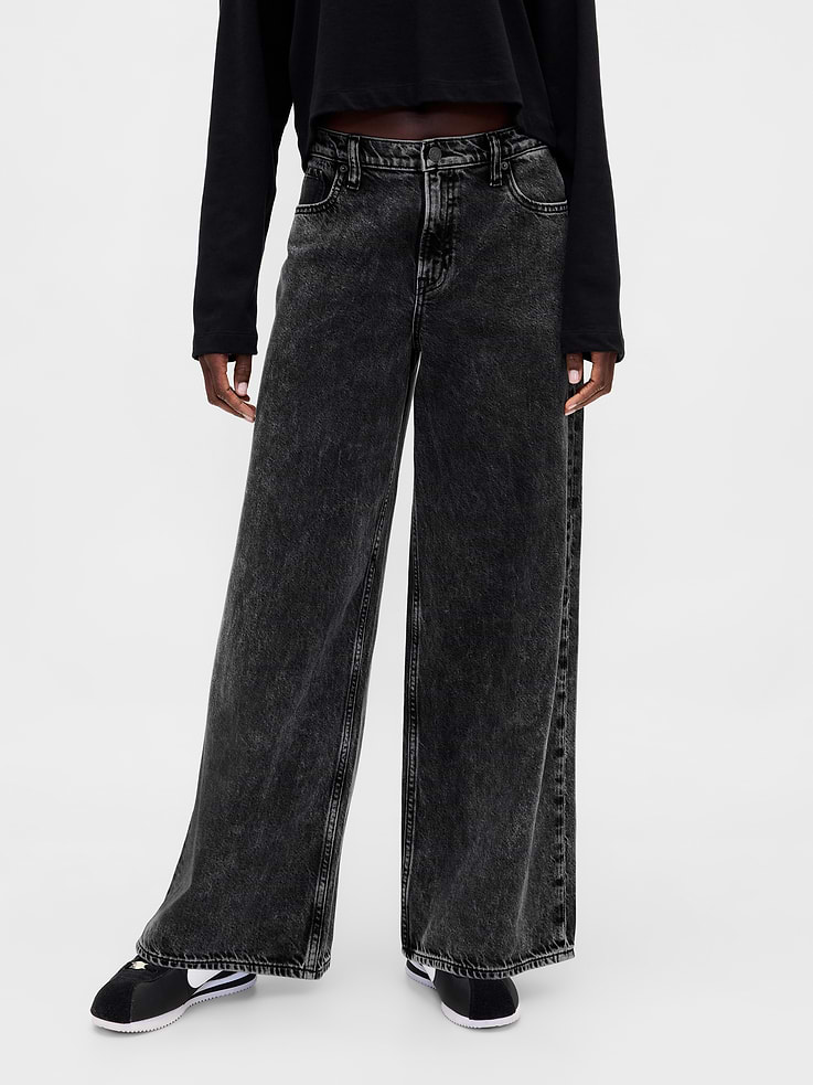 Image number 2 showing, Mid Rise UltraSoft Baggy Jeans