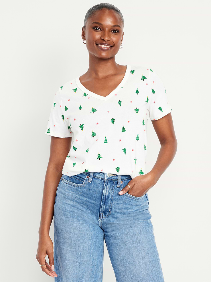 Image number 1 showing, EveryWear V-Neck T-Shirt