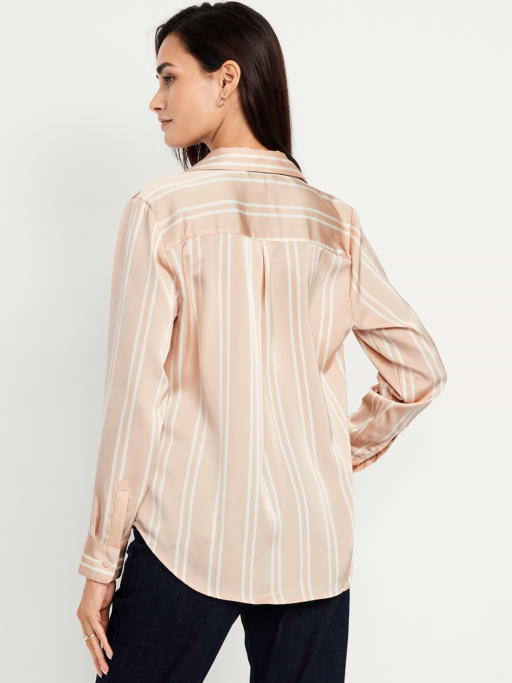 Image number 2 showing, Satin Button-Down Shirt