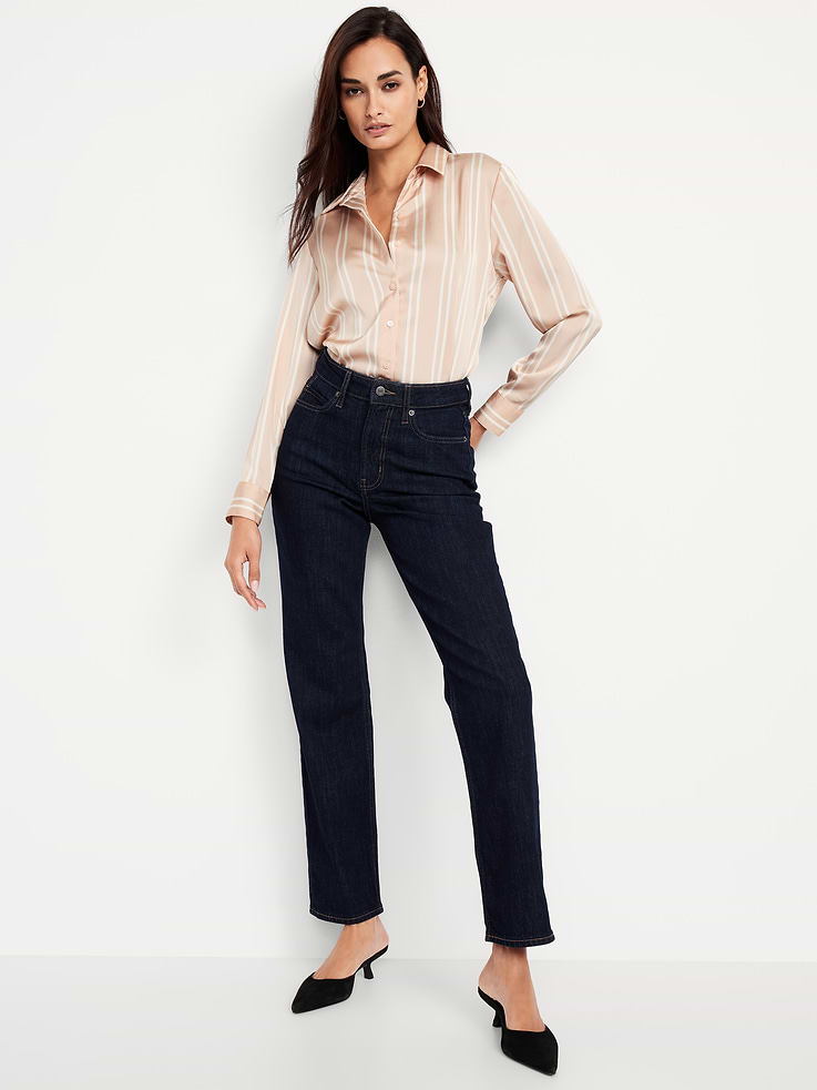 Image number 3 showing, Satin Button-Down Shirt